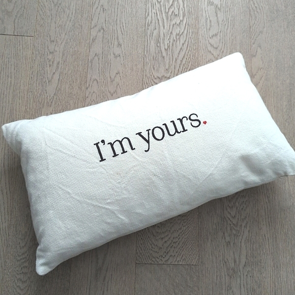Indigo You're Mine I'm Yours Cushion - Picture 1 of 5